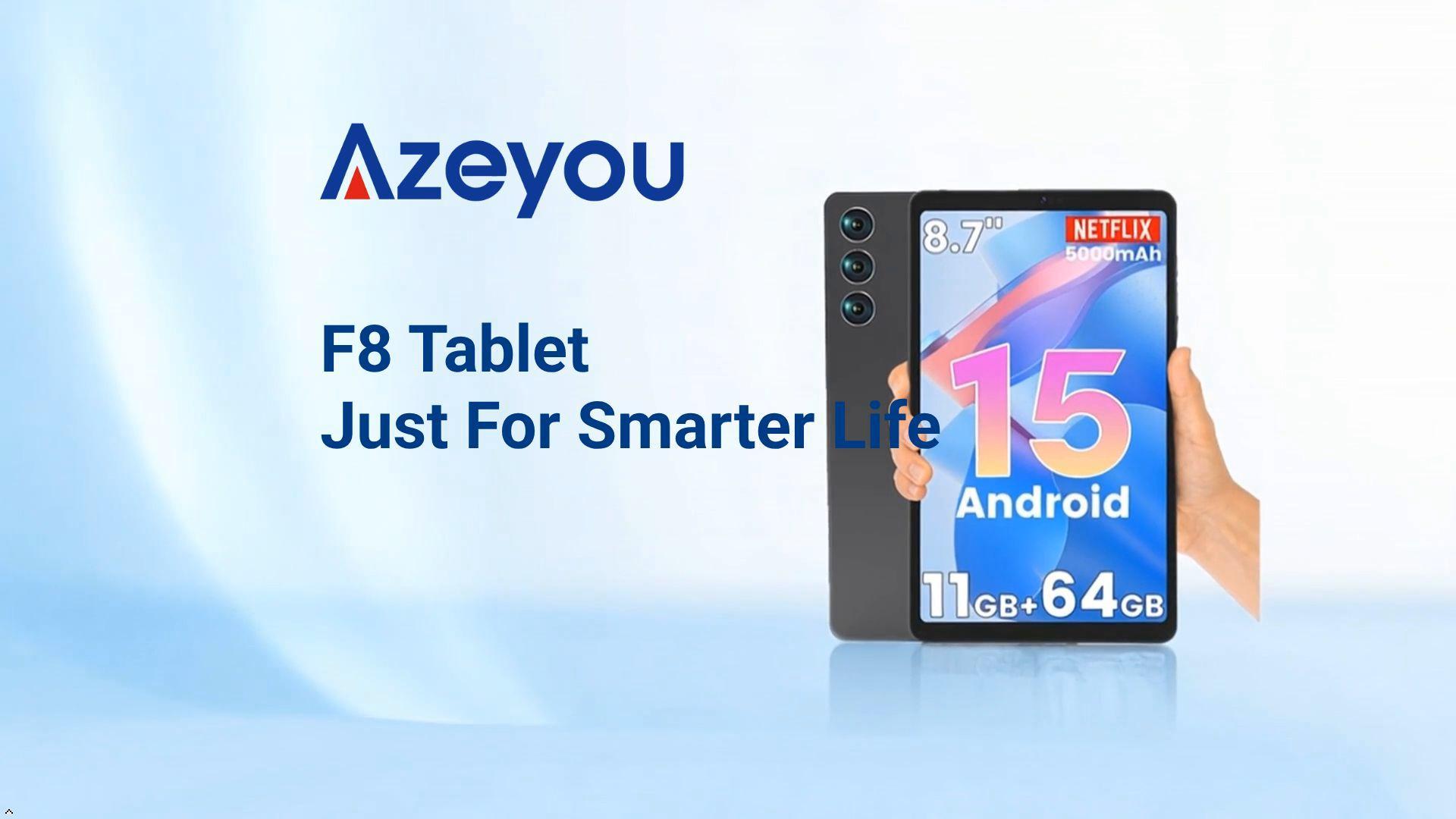 Azeyou F8 8.7インチ Androidタブレット 本体 Amazon.com : Azeyou F8 Mini Tablet 8.7 inch Android Tablet 11GB